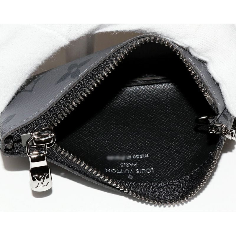 Louis Vuitton Key Case Coin Monogram Eclipse Reverse Pochette Cles — view 2