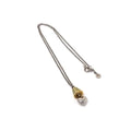 Loewe Necklace Silver Gold Metal