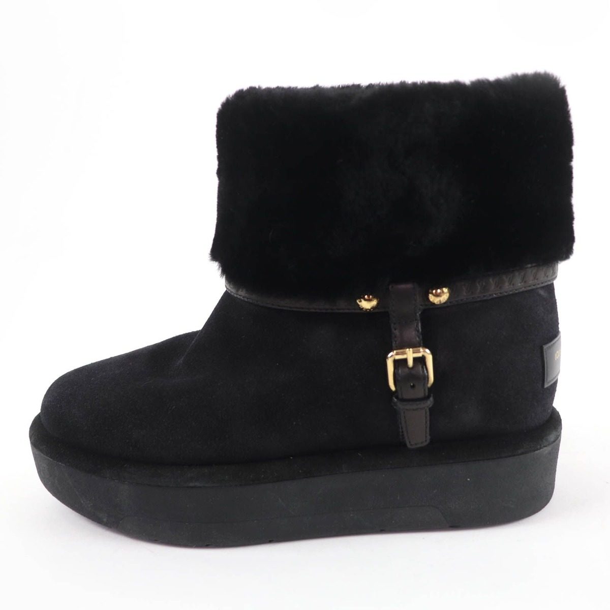 Louis Vuitton Aspen Line Shearling Belt Boot — view 4