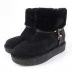 Louis Vuitton Aspen Line Shearling Belt Boot
