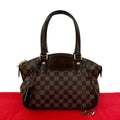 Louis Vuitton Verona PM Damier Leather Tote Brown