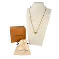 Louis Vuitton Collier Essential Lou Necklace Gold