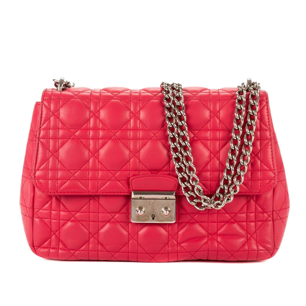 Dior Miss Pink Cannage Quilt Shoulder Bag