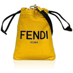 Fendi Drawstring Shoulder Bag Wearable Yellow