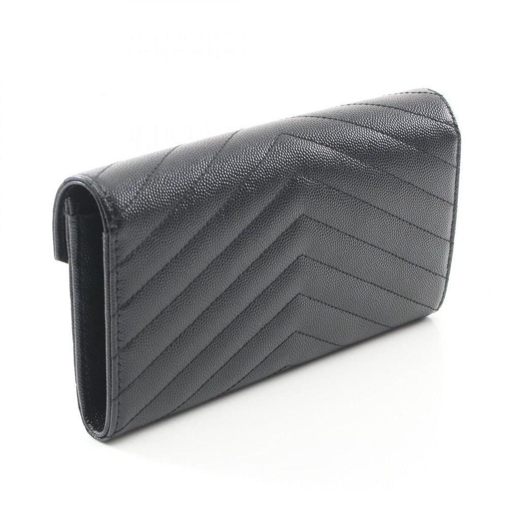 Saint Laurent Paris Bifold Wallet Monogram Nero Leather — view 2