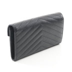 Saint Laurent Paris Bifold Wallet Monogram Nero Leather — view 2