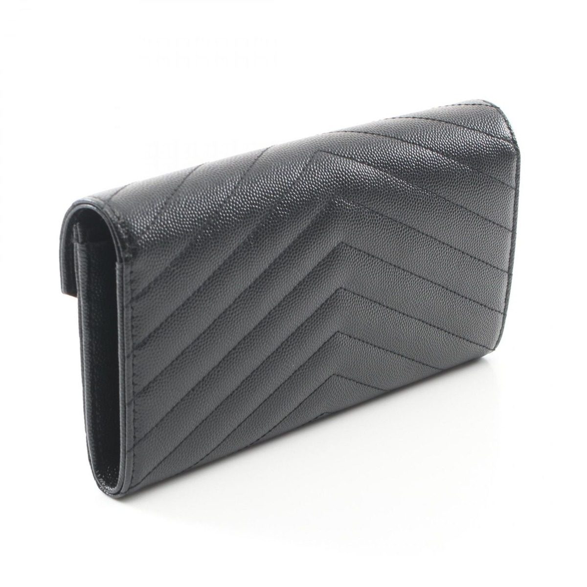 Saint Laurent Paris Bifold Wallet Monogram Nero Leather — view 2