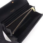 Saint Laurent Paris Bifold Wallet Monogram Nero Leather — view 3