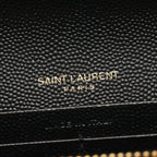 Saint Laurent Paris Bifold Wallet Monogram Nero Leather — view 4