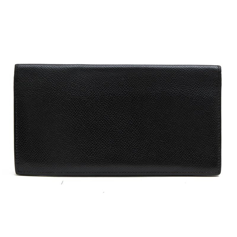Hermes Long Wallet Men Leather Black Mc2 Fleming No Change — view 7