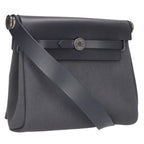 Hermes Herbag Her Bag Zip 20 Mini K Stamp Ardoise Toile Military — view 2