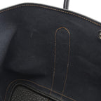 Hermes Tote Garden Party PM Denim Fonce Black Canvas Navy — view 6