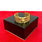Chanel Coco Mark Turnlock Motif GP Bangle Bracelet 97A — view 2