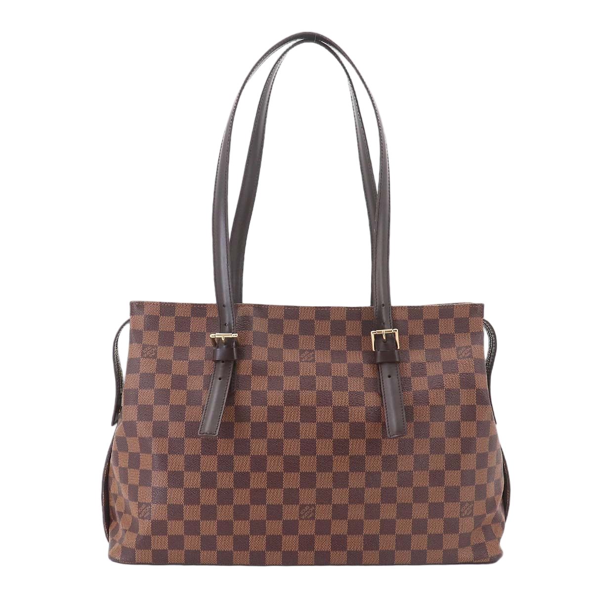 Louis Vuitton Damier Chelsea Tote Ebene Brown