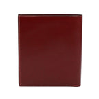 Hermes Box Calf Red Bifold Wallet Gold — view 2