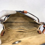 Loewe Shoulder Bag Gate Small Brown Natural White — view 3