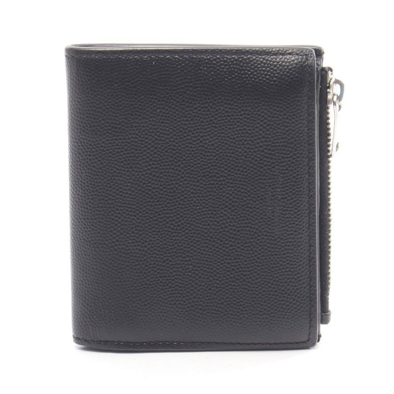 Saint Laurent Paris Bifold Wallet Black Leather