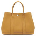 Hermes Tote Bag Garden Party TPM 30 Sesame Silver Oarleather