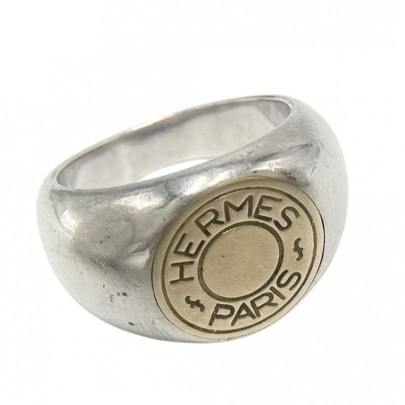 Hermes Rings Serie Ring Jewelry Accessories Combi Vintage AU 750 18K — view 2