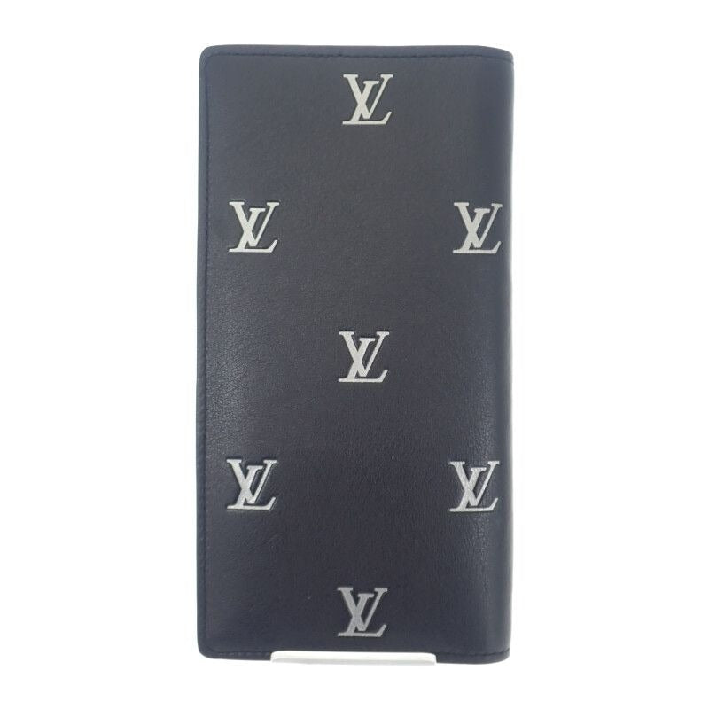 Louis Vuitton Portefeuille Brazza NM Long Wallet Calf Leather Black