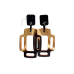 Hermes Rythme Left and Right Earrings Back