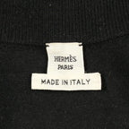 Hermes Knit Twill Lane Harnais de Cour Cashmere Silk Scarf — view 3