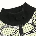 Hermes Knit Twill Lane Harnais de Cour Cashmere Silk Scarf — view 9