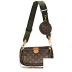 Louis Vuitton Multi Pochette Accessoires 2-Way Shoulder Bag Khaki Strap