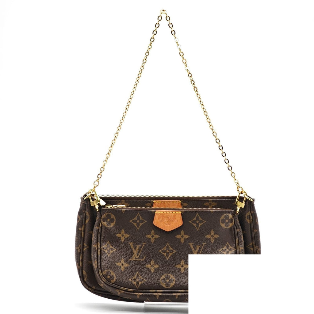 Louis Vuitton Multi Pochette Accessoires 2-Way Shoulder Bag Khaki Strap