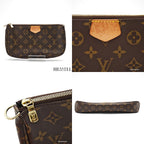 Louis Vuitton Multi Pochette Accessoires 2-Way Shoulder Bag Khaki Strap