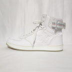 Louis Vuitton Rivoli Line Sneakers High Cut Monogram White Embossed Shoes — view 2