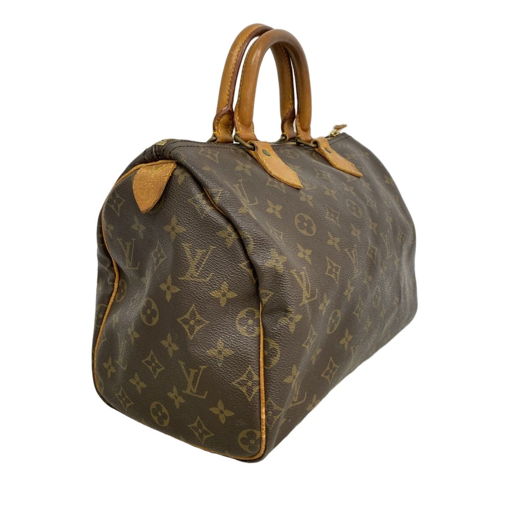 Louis Vuitton Handbag Monogram Speedy 30 Brown — view 2