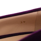 Prada Pointed Toes Velour Purple Heel — view 8