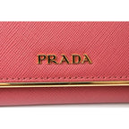 Prada Wallet Long 1 M1132 Saffiano Metal Peonia — view 6