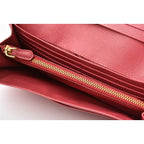 Prada Wallet Long 1 M1132 Saffiano Metal Peonia — view 7