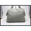 CHANEL No 16 Jumbo CC Logo Metal Fittings Tote Handbag