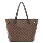 Louis Vuitton Tote Bag Neverfull MM Damier Canvas Cerise Gold Brown Red