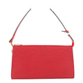 Louis Vuitton Pochette Accessoires Castilian Red Epi Leather Pouch