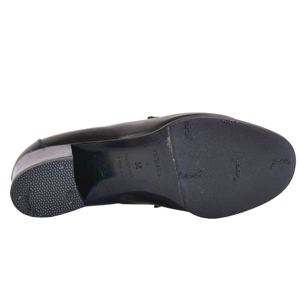 Hermes Loafers Moccasins Heel Constance Logo — view 8