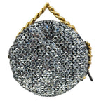Chanel 19 Shoulder Bag Sequin Silver — view 3
