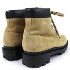 Hermes Fair Leather Lace Up Mouton Ankle Boots Short Beige 44 Handbag — view 7