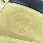 Hermes Fair Leather Lace Up Mouton Ankle Boots Short Beige 44 Handbag — view 9