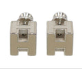 Hermes Cage D'h Cube H Logo Earrings