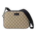 Gucci Shoulder Bag GG Supreme Beige Black