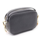 Prada Shoulder Bag Saffiano Triangle Mini Pouch Black — view 2