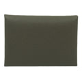 Hermes Calvi Duo Card Case Coin Dark Brown Silver