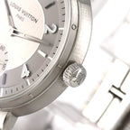 Louis Vuitton Tambourouaux Tomatic Steel Silver SS Automatic Winding — view 4