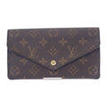 Louis Vuitton Portefeuille Jeanne Long Wallet Monogram Canvas Fuchsia