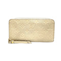 Louis Vuitton Empreinte Zippy Monogram Leather Light Beige Wallet Gold