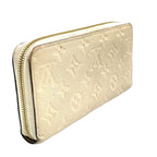 Louis Vuitton Empreinte Zippy Monogram Leather Light Beige Wallet Gold — view 2